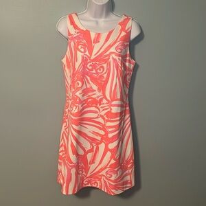 NWT Lilly Pulitzer Callie Pink Print Preppy Mini Shift Dress, Small